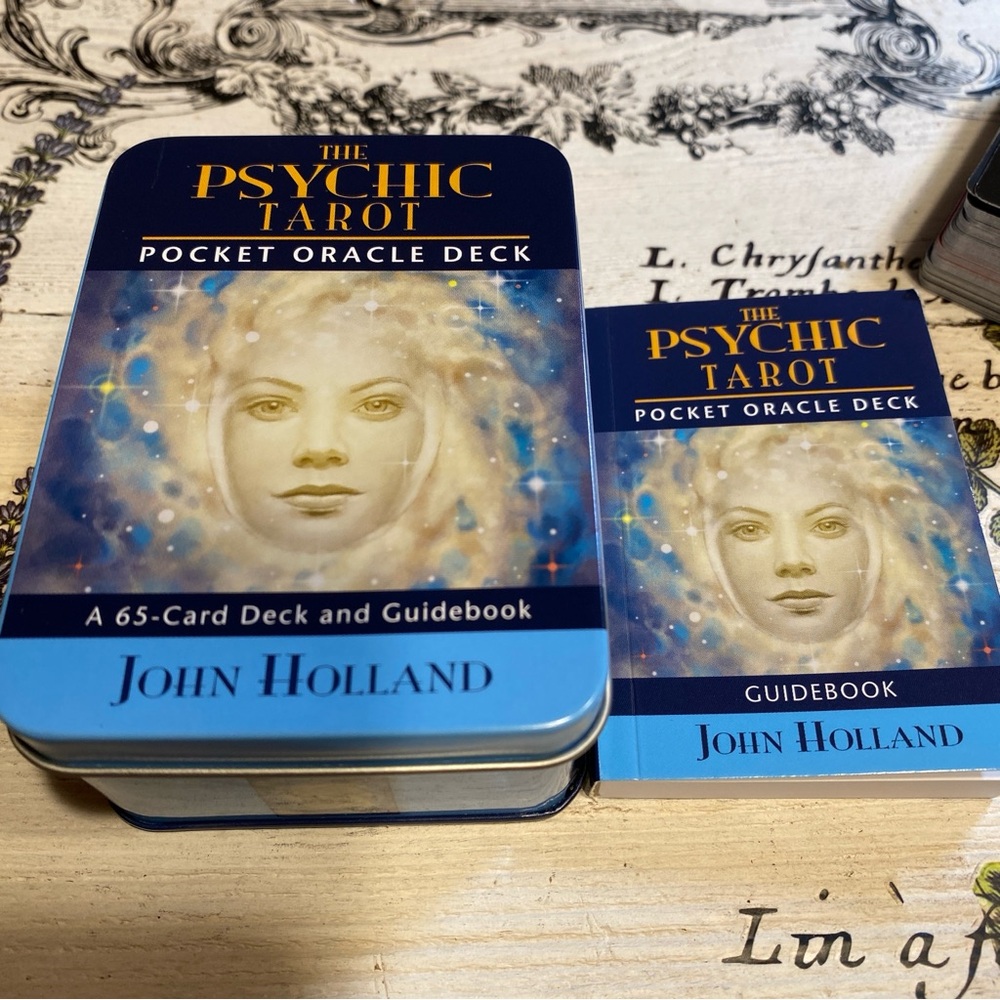 ORACLE - Psychic Tarot POCKET MINI SIZE 65-Card Deck by John Holland Guidebook - Picture 3 of 12